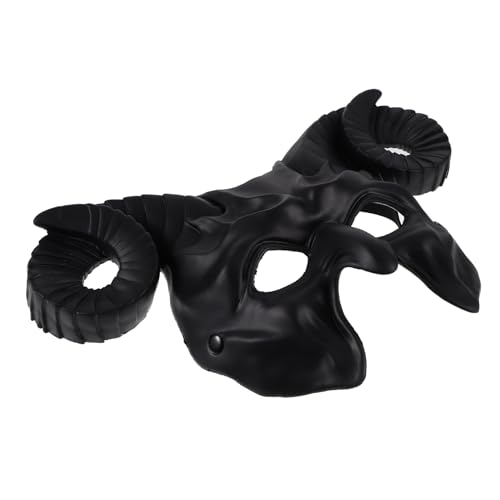 TOYANDONA Halloween-Maske neuartige Maske gruselige Maskerade unheimlich heidnisch halloween costume halloween kleidung dekoration Maske für Halloween Festival-Cosplay-Maske Plastik Black TOYANDONA Halloween-Maske neuartige Maske gruselige Maskerade unheimlich heidnisch halloween costume halloween kleidung dekoration Maske für Halloween Festival-Cosplay-Maske Plastik Black von TOYANDONA