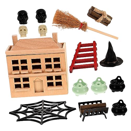 TOYANDONA Halloween Szene Layout Requisiten Set Puppenhaus Zubehör Figuren Leichte Verschleißfeste Halloween Dekoration für DIY Vielseitig Einsetzbar Stilvolles Miniatur Ornament TOYANDONA Halloween Szene Layout Requisiten Set Puppenhaus Zubehör Figuren Leichte Verschleißfeste Halloween Dekoration für DIY Vielseitig Einsetzbar Stilvolles Miniatur Ornament von TOYANDONA