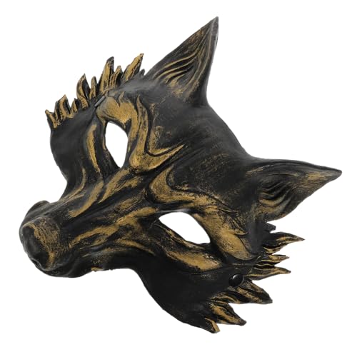 TOYANDONA Halloween Tiermaske Halbe Gesichtsmaske für Erwachsene Realistische Fuchsmaske für Kostümpartys und Cosplay mit Elastischem Band für Halloween und Feste TOYANDONA Halloween Tiermaske Halbe Gesichtsmaske für Erwachsene Realistische Fuchsmaske für Kostümpartys und Cosplay mit Elastischem Band für Halloween und Feste von TOYANDONA