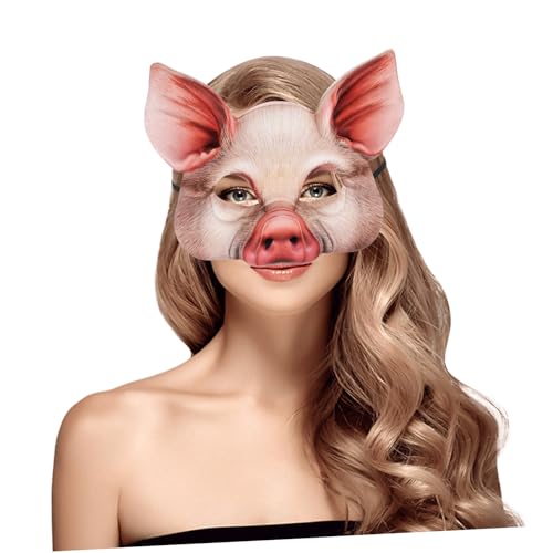 TOYANDONA Halloween Tiermasken Schweinemaske Halloween Lustige Tiermaske Cosplay Schweinemaske Cosplay Maske Tiermaske Foto Requisite Outdoor Tierkarnevalsmasken TOYANDONA Halloween Tiermasken Schweinemaske Halloween Lustige Tiermaske Cosplay Schweinemaske Cosplay Maske Tiermaske Foto Requisite Outdoor Tierkarnevalsmasken von TOYANDONA