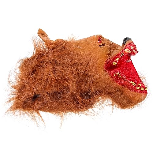TOYANDONA Halloween Wolf Maske Dekorative Tiermaske für Kostümpartys Gruselige Maske für Karneval Cosplay Halloween und Festivals Leicht und Bequem zu Tragen TOYANDONA Halloween Wolf Maske Dekorative Tiermaske für Kostümpartys Gruselige Maske für Karneval Cosplay Halloween und Festivals Leicht und Bequem zu Tragen von TOYANDONA