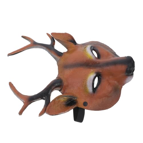 TOYANDONA Halloween-requisiten Festivalmaske s Der Opernmaske Masken Weihnachts-cosplay-requisite Reh Gesicht Wolf Maskerade Halloween-maske Interessante Maske Hirschschädelmaske Pu Orange TOYANDONA Halloween-requisiten Festivalmaske s Der Opernmaske Masken Weihnachts-cosplay-requisite Reh Gesicht Wolf Maskerade Halloween-maske Interessante Maske Hirschschädelmaske Pu Orange von TOYANDONA
