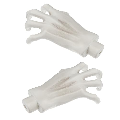 TOYANDONA Halloween-simulationshand Gruselige Halloween-Dekorationen Animiert Horror-Ware Becher Kostüm Halloween -fensteraufkleber Anzeige Halloween-schlauchboote Plastik Grey von TOYANDONA