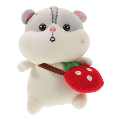 TOYANDONA Hamster Puppe Kinderspielzeug Hamster-Puppen- Interessantes Hamsterpuppenspielzeug Hamster-Design-schmuck Geschmeidiges Hamsterspielzeug Hamsterpuppe Plüsch von TOYANDONA