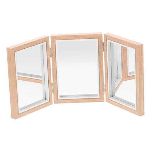 TOYANDONA Hand-Auge-Koordinationsbrille Spiegel Montessori Spiegel Kinderfreundlicher Spiegel Spiegel Babyspiegel für die Wand Spiegelwand für Kleinkinder hölzern TOYANDONA Hand-Auge-Koordinationsbrille Spiegel Montessori Spiegel Kinderfreundlicher Spiegel Spiegel Babyspiegel für die Wand Spiegelwand für Kleinkinder hölzern von TOYANDONA