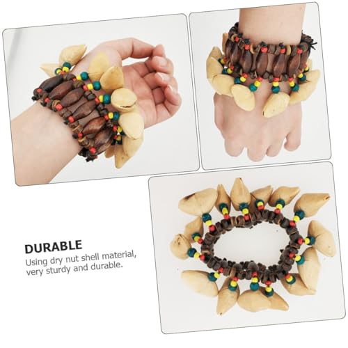 TOYANDONA Handgelenkshandglocke Ethnisches Schalen Armband Musikinstrument für Rhythmusförderung und Sensorik Langlebig Handgefertigt Kreative Trommelbegleitung TOYANDONA Handgelenkshandglocke Ethnisches Schalen Armband Musikinstrument für Rhythmusförderung und Sensorik Langlebig Handgefertigt Kreative Trommelbegleitung von TOYANDONA