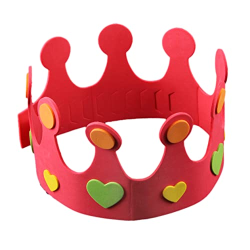 TOYANDONA Handgemachte Eva Geburtstagskrone Für Roter Party Hut Für Rollenspiele Und Feiern Ideales Kostümzubehör Für Jungen Und Mädchen Für Geburtstagsfeiern Und Kreative TOYANDONA Handgemachte Eva Geburtstagskrone Für Roter Party Hut Für Rollenspiele Und Feiern Ideales Kostümzubehör Für Jungen Und Mädchen Für Geburtstagsfeiern Und Kreative von TOYANDONA