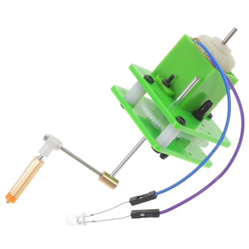 TOYANDONA Handgenerator für kindergeschenke handkurbel generatoren spilzeug Educational Toys Technologie Material für wissenschaftliche Experimente Kinderspiele Abs Green von TOYANDONA