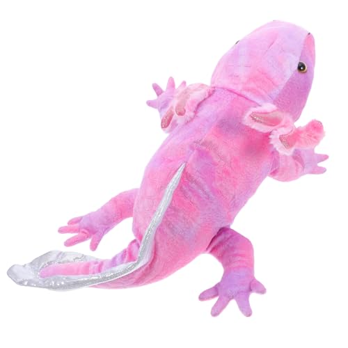 TOYANDONA Handpuppe Axolotl Weiches Plüschspielzeug mit Beweglichem Mund für Jahre Tier Märchen und Rollenspiel Fördert Kommunikation und Kreativität TOYANDONA Handpuppe Axolotl Weiches Plüschspielzeug mit Beweglichem Mund für Jahre Tier Märchen und Rollenspiel Fördert Kommunikation und Kreativität von TOYANDONA
