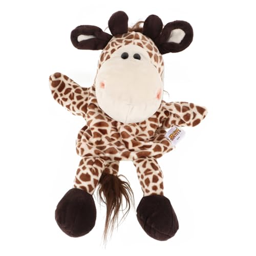 TOYANDONA Handpuppe Rentier Plüschspielzeug Für Interaktive Stofftierpuppe Geschichtenerzählen Und Familienaktivitäten Für Eltern Spiele von TOYANDONA