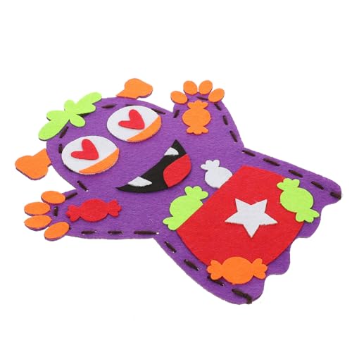 TOYANDONA Handpuppe aus Weichem Vliesstoff DIY Bastelset für Halloween Stabile Handpuppe zum Erzählen von Geschichten Kreatives Material für Kindergarten und Partyspaß TOYANDONA Handpuppe aus Weichem Vliesstoff DIY Bastelset für Halloween Stabile Handpuppe zum Erzählen von Geschichten Kreatives Material für Kindergarten und Partyspaß von TOYANDONA