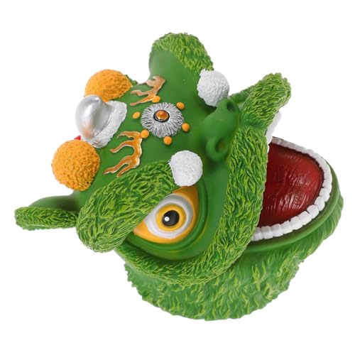 TOYANDONA Handpuppe die chinesen interaktives Motorikspielzeug Kinderpädagogik Toys Geschichtenerzählende Tierhandpuppen Simulation Tiermodell Puppenspielzeug Plastik Green von TOYANDONA