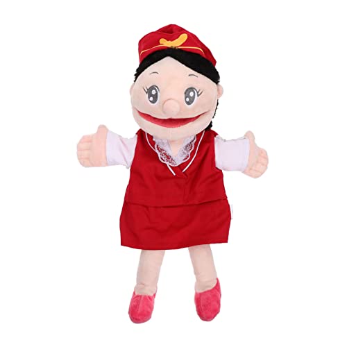 TOYANDONA Handpuppe interaktive Puppen interaktives Kindergarten- handspielpuppen eincremehilfe Fingerpuppen dekorative Fingerpuppe Fingerspielzeug PP Baumwolle rot von TOYANDONA