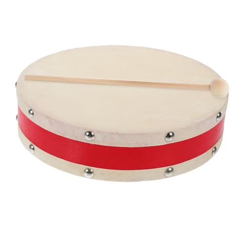 TOYANDONA Handtrommel Aus Doppelseitige Percussion Instrument Mit Schlägel Für Und Aufführungen Ideal Für Musikunterricht Und Tanzübungen TOYANDONA Handtrommel Aus Doppelseitige Percussion Instrument Mit Schlägel Für Und Aufführungen Ideal Für Musikunterricht Und Tanzübungen von TOYANDONA