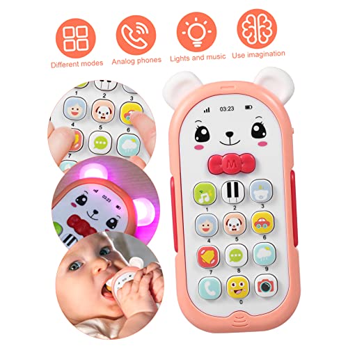 TOYANDONA Handyspielzeug Für Telefon Für Kleinkinder Trommel Musikspielzeug Für Babys Mädchen Instrument Babyphone Für 1 Jahr Abs Rosa TOYANDONA Handyspielzeug Für Telefon Für Kleinkinder Trommel Musikspielzeug Für Babys Mädchen Instrument Babyphone Für 1 Jahr Abs Rosa von TOYANDONA