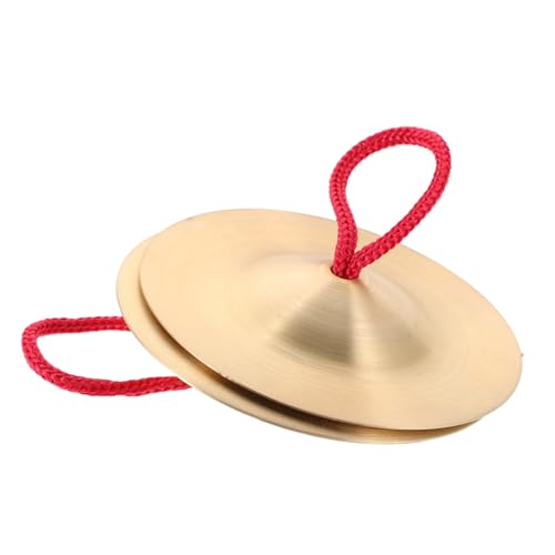 TOYANDONA Handzimbeln für Kleinkinder Mini Fingerzimbeln Musikinstrument für Rhythmusübungen Partygeräuschmacher für Team Percussion und Musikalische Früherziehung von TOYANDONA