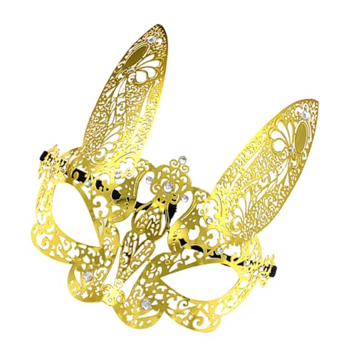 TOYANDONA Luxuriöse Goldene Maskenmaske Halbgesichtsmaske für Halloween-kostümpartys TOYANDONA Luxuriöse Goldene Maskenmaske Halbgesichtsmaske für Halloween-kostümpartys von TOYANDONA