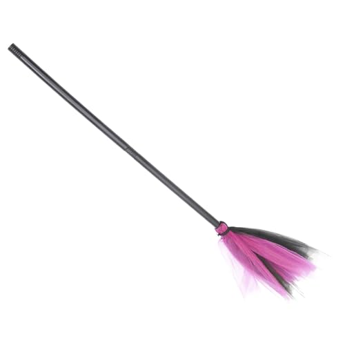 TOYANDONA Hexenbesen Halloween Costume Halloween Kleidung Halloween Toys partydekoration Halloween-Requisiten glühen Quaste Besen-Halloween Tür Party-Cosplay-Requisite Besen Modelle Plastik von TOYANDONA