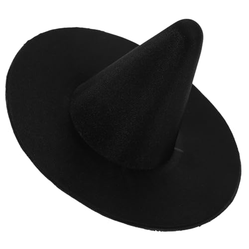 TOYANDONA Hexenhut für Puppen und Haustiere Schwarzer Satin für Halloween Party Cosplay Fotografie und DIY Dekoration Langlebig und Leicht TOYANDONA Hexenhut für Puppen und Haustiere Schwarzer Satin für Halloween Party Cosplay Fotografie und DIY Dekoration Langlebig und Leicht von TOYANDONA