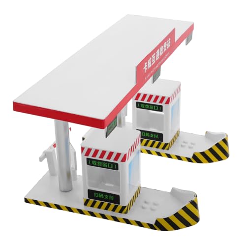 TOYANDONA Hochwertiges Mautstellen Spielset für Jungen Realistisches Verkehrsspielzeug für Kreative Fördert Verkehrssicherheit und Fantasie Interaktive Elemente für Ab von TOYANDONA