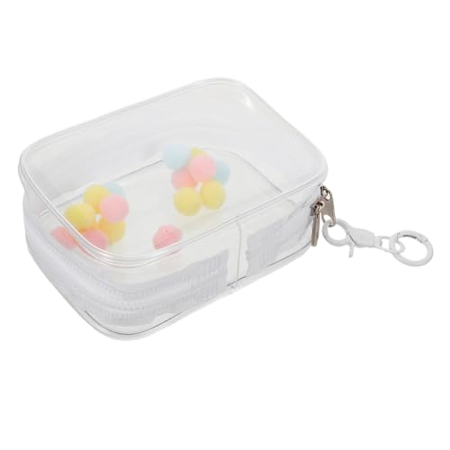 TOYANDONA Hohe Transparenz Doll Bag mit Schlüsselanhänger Doppeltem Reißverschluss Klarer Aufbewahrungstasche für Plüschtiere Transparente Sammelbox Tragbarer Organizer für Puppen und Kleine TOYANDONA Hohe Transparenz Doll Bag mit Schlüsselanhänger Doppeltem Reißverschluss Klarer Aufbewahrungstasche für Plüschtiere Transparente Sammelbox Tragbarer Organizer für Puppen und Kleine von TOYANDONA