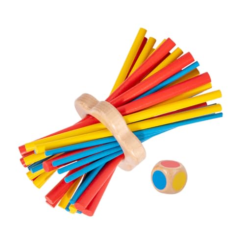 TOYANDONA Holz Balance Stäbe Spiel Montessori für Familienspiel für Koordination Geduldstraining Sensorische Wahrnehmung Buntes Stapelspiel für Jungen und Mädchen TOYANDONA Holz Balance Stäbe Spiel Montessori für Familienspiel für Koordination Geduldstraining Sensorische Wahrnehmung Buntes Stapelspiel für Jungen und Mädchen von TOYANDONA