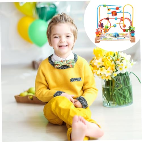 TOYANDONA Holz Beaded Maze Toy Buntes Pädagogisches für Ab Jahren Glatte Oberfläche Sicher und Langlebig Lustiges Meerestier Motiv Labyrinthspiel für Feinmotorik und Logiktraining TOYANDONA Holz Beaded Maze Toy Buntes Pädagogisches für Ab Jahren Glatte Oberfläche Sicher und Langlebig Lustiges Meerestier Motiv Labyrinthspiel für Feinmotorik und Logiktraining von TOYANDONA