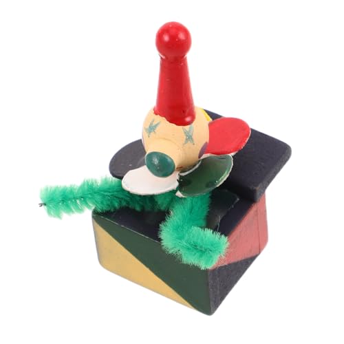 TOYANDONA Holz Clown Box für Puppenhaus Spielzeugbox Dekorationsartikel für Sammlerstück für Kreative Wohnraumgestaltung TOYANDONA Holz Clown Box für Puppenhaus Spielzeugbox Dekorationsartikel für Sammlerstück für Kreative Wohnraumgestaltung von TOYANDONA