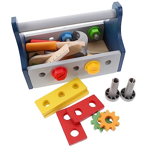TOYANDONA Holz DIY Werkzeug Montessori Stabiles Junge Mädchen Lernspielzeug Vielseitige Handwerkzeuge für Motorische für Vorschule und von TOYANDONA