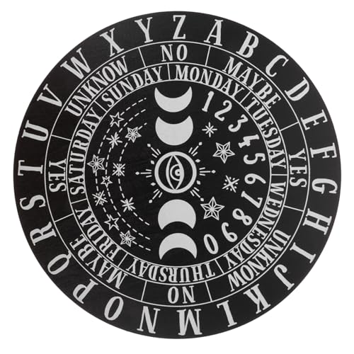 TOYANDONA Holz Divinationsbrett mit Klarer Gravur Astrolabien und Text für Wiccan Altar Leichtes Dekoratives Wahrsage Spiel Geeignet für Zuhause Büro Meditation und Party TOYANDONA Holz Divinationsbrett mit Klarer Gravur Astrolabien und Text für Wiccan Altar Leichtes Dekoratives Wahrsage Spiel Geeignet für Zuhause Büro Meditation und Party von TOYANDONA