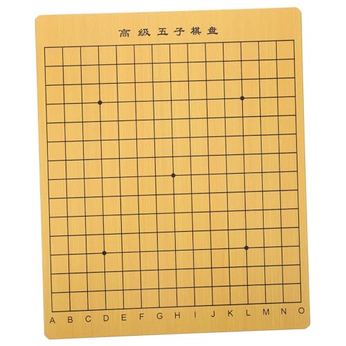 TOYANDONA Holz Doppelseitiges Schachbrett Chinesisches Schach und Gobang Spielbrett Leichtes Stabiles mit Klaren Brettspiel Zubehör für Unterwegs und Zuhause TOYANDONA Holz Doppelseitiges Schachbrett Chinesisches Schach und Gobang Spielbrett Leichtes Stabiles mit Klaren Brettspiel Zubehör für Unterwegs und Zuhause von TOYANDONA