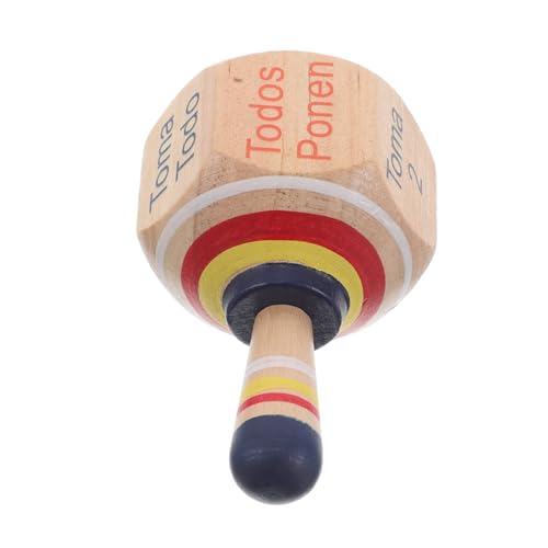 TOYANDONA Holz Drehscheibe DIY Nahtloses Drehen Portabel Konzentrationsfördernd Geburtstagsgeschenk für Mädchen und Jungen von TOYANDONA