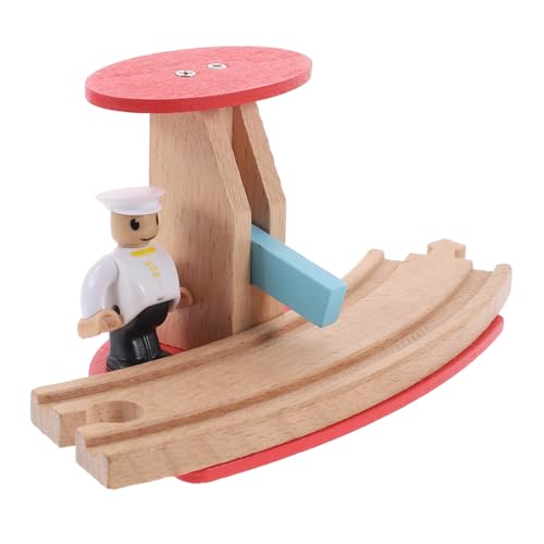 TOYANDONA Holz Eisenbahn Zubehör Holzbahn Straßenblock aus Holz für Bahnschienen Erweiterungsspielzeug Robust Sicher und Leicht TOYANDONA Holz Eisenbahn Zubehör Holzbahn Straßenblock aus Holz für Bahnschienen Erweiterungsspielzeug Robust Sicher und Leicht von TOYANDONA