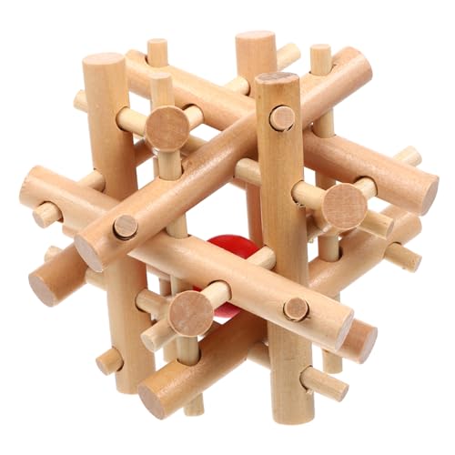 TOYANDONA Holz Gehirnspielzeug im Käfig Kreatives Intelligenzspielzeug für Erwachsene Problemlösungsfähigkeiten und Kreativität für TOYANDONA Holz Gehirnspielzeug im Käfig Kreatives Intelligenzspielzeug für Erwachsene Problemlösungsfähigkeiten und Kreativität für von TOYANDONA
