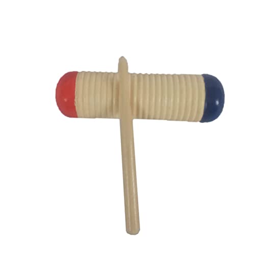 TOYANDONA Holz Guiro Shaker Musikinstrument für Lernspielzeug für Kreative Hochwertiges Holz Vielseitig Einsetzbar für Musikalische Entdeckung und Umweltbewusstsein von TOYANDONA