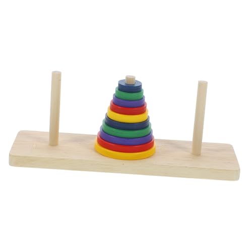 TOYANDONA Holz Hanoi Turmspielzeug für Erwachsene Intelligentes Puzzle Brettspiel Denkfähigkeiten DIY Partys für Senioren und Ab TOYANDONA Holz Hanoi Turmspielzeug für Erwachsene Intelligentes Puzzle Brettspiel Denkfähigkeiten DIY Partys für Senioren und Ab von TOYANDONA