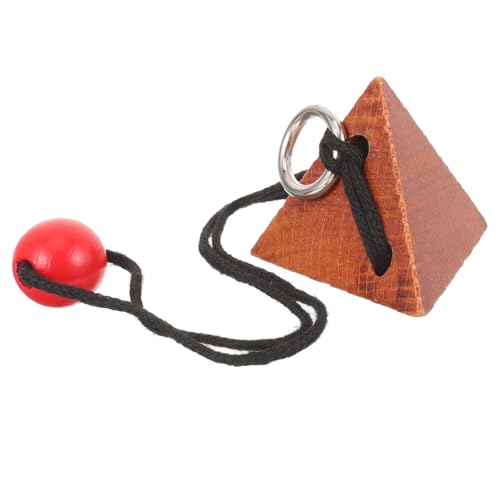 TOYANDONA Holz Knobelspielzeug Entspannendes Gehirntraining Lernspielzeug für Senioren Pädagogisches Entsperrspiel Denkspiel Problemlösung und Konzentration als Familienaktivität von TOYANDONA