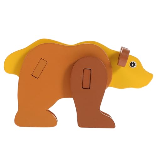 TOYANDONA Holz Lernpuzzle mit Tiermotiven Pädagogisches Holzspielzeug für Kleinkinder Farbenfrohes Montessori Tierpuzzle Kognition Hand Auge Koordination und Spielerischem Lernen TOYANDONA Holz Lernpuzzle mit Tiermotiven Pädagogisches Holzspielzeug für Kleinkinder Farbenfrohes Montessori Tierpuzzle Kognition Hand Auge Koordination und Spielerischem Lernen von TOYANDONA