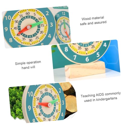 TOYANDONA Holz Lernuhr Sicheres Leichtes Holzpuzzle zur Frühen von Zeitverständnis Hand Auge Koordination und Kreativem Denken Pädagogisches für Vorschule und Kindergarten TOYANDONA Holz Lernuhr Sicheres Leichtes Holzpuzzle zur Frühen von Zeitverständnis Hand Auge Koordination und Kreativem Denken Pädagogisches für Vorschule und Kindergarten von TOYANDONA