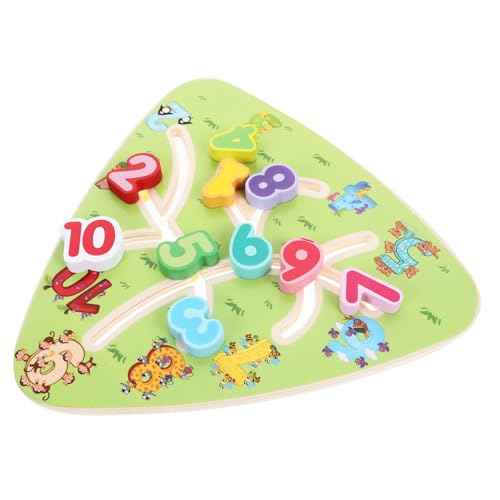 TOYANDONA Holz Maze Board Lernspielzeug Zahlen Labyrinth Motorikspielzeug Ab Jahre Montessori Puzzle Geschicklichkeitsspiel TOYANDONA Holz Maze Board Lernspielzeug Zahlen Labyrinth Motorikspielzeug Ab Jahre Montessori Puzzle Geschicklichkeitsspiel von TOYANDONA