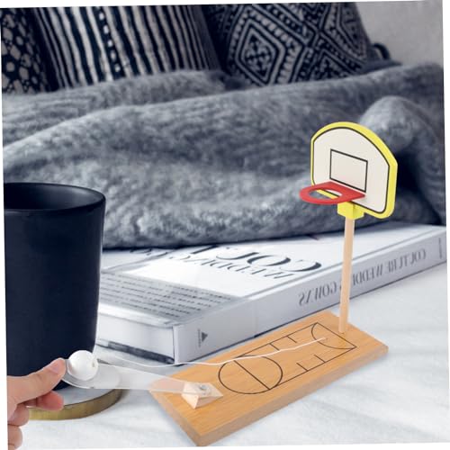 TOYANDONA Holz Mini Basketballspiel Tisch Basketballspielzeug Finger Basketball Set für Ab Jahren um Hand Auge Koordination Fingerkraft und Kreativität zu Fördern Umweltfreundlich und TOYANDONA Holz Mini Basketballspiel Tisch Basketballspielzeug Finger Basketball Set für Ab Jahren um Hand Auge Koordination Fingerkraft und Kreativität zu Fördern Umweltfreundlich und von TOYANDONA