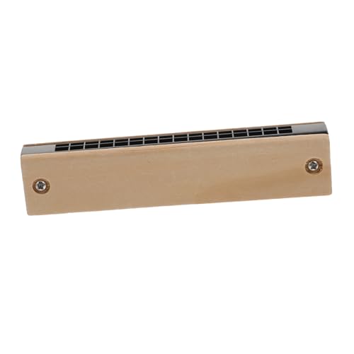 TOYANDONA Holz Mundharmonika für Tragbares Musikinstrument für Anfänger für Schule Partys und Auftritte aus Hochwertigem Holz Sicher und Langlebig TOYANDONA Holz Mundharmonika für Tragbares Musikinstrument für Anfänger für Schule Partys und Auftritte aus Hochwertigem Holz Sicher und Langlebig von TOYANDONA