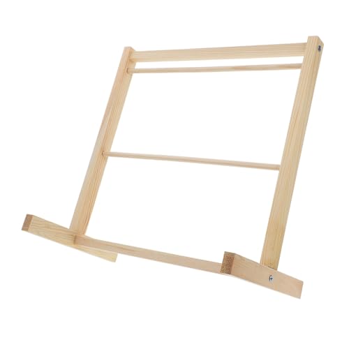 TOYANDONA Holz Puppenkleiderständer Miniatur Doppellagiger Kleiderbügel für Puppenkleidung Aufbewahrung Vielseitig Einsetzbar Einfache Montage Stabile Holzkonstruktion TOYANDONA Holz Puppenkleiderständer Miniatur Doppellagiger Kleiderbügel für Puppenkleidung Aufbewahrung Vielseitig Einsetzbar Einfache Montage Stabile Holzkonstruktion von TOYANDONA