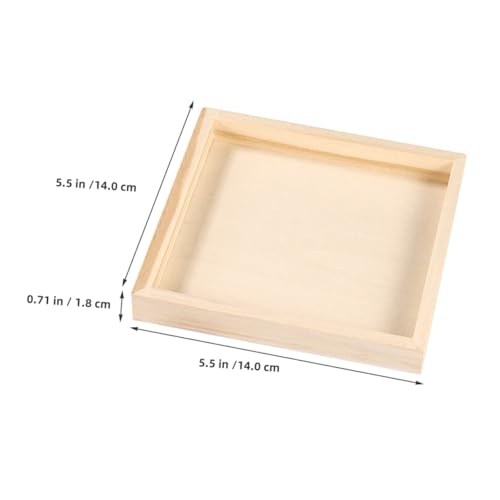 TOYANDONA Holz Puzzlesortier Tablett Rechteckiges Puzzle Organizer Tablett für Puzzles Teiliges Sortierfach für Zuhause von TOYANDONA