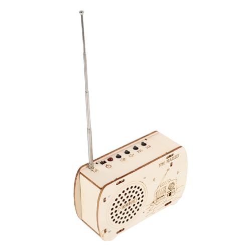TOYANDONA Holz Radio Bausatz für DIY Experimentierkasten Stem Kompetenzen Interaktive Lernspielzeuge für Junge Wissenschaftsbegeisterte für Kreative Köpfe von TOYANDONA
