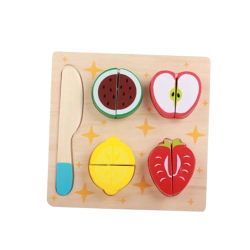 TOYANDONA Holz Schneide Obst Puzzle Für Pädagogisches Lernspielzeug Zum Schneiden Von Obst Erdbeere Ideales Rollenspielzeug Für Kleinkinder Ab Jahren TOYANDONA Holz Schneide Obst Puzzle Für Pädagogisches Lernspielzeug Zum Schneiden Von Obst Erdbeere Ideales Rollenspielzeug Für Kleinkinder Ab Jahren von TOYANDONA