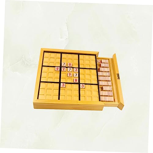 TOYANDONA Holz Sudoku Brettspiel für Erwachsene und Intellektuelles Denkspiel Logisches Puzzle mit Glatter Oberfläche Langlebig Kreatives Party Brettspiel zur Geistigen und Entspannung TOYANDONA Holz Sudoku Brettspiel für Erwachsene und Intellektuelles Denkspiel Logisches Puzzle mit Glatter Oberfläche Langlebig Kreatives Party Brettspiel zur Geistigen und Entspannung von TOYANDONA