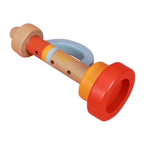 TOYANDONA Holz Trompetenspielzeug für Natürliches Musikinstrument aus Sicherem Holz Fördert Kreativität und Musikalisches Interesse Lernspielzeug für Geburtstage und Feiertage von TOYANDONA