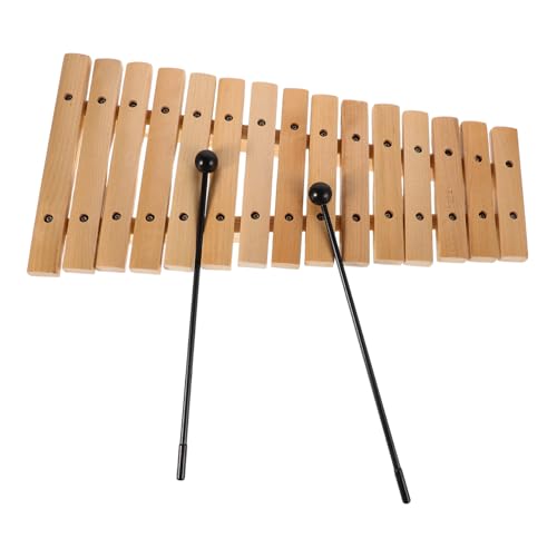 TOYANDONA Holz Xylophon mit Schlägeln Orff Instrument für Pädagogisches Musikinstrument Sensorischen Entwicklung und Musikalität für Kleinkinder TOYANDONA Holz Xylophon mit Schlägeln Orff Instrument für Pädagogisches Musikinstrument Sensorischen Entwicklung und Musikalität für Kleinkinder von TOYANDONA