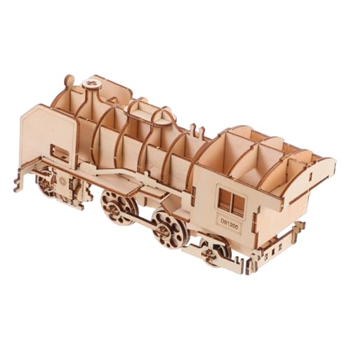 TOYANDONA Holz Zug Modellbausatz für Holzpuzzle DIY Lernspielzeug Handgefertigt Sicher und Kreativ Holzspielzeug TOYANDONA Holz Zug Modellbausatz für Holzpuzzle DIY Lernspielzeug Handgefertigt Sicher und Kreativ Holzspielzeug von TOYANDONA